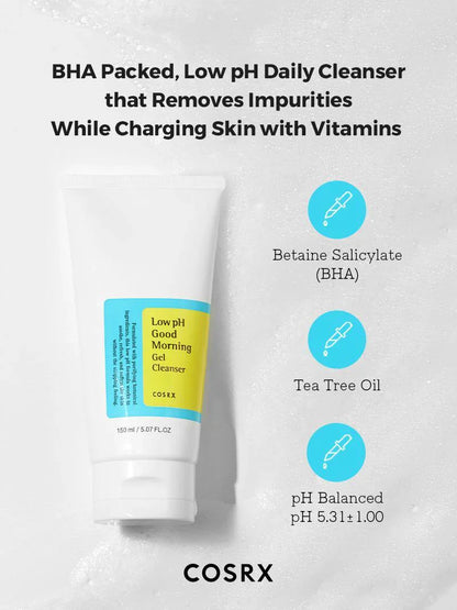 COSRX | Low pH Good Morning Gel Cleanser