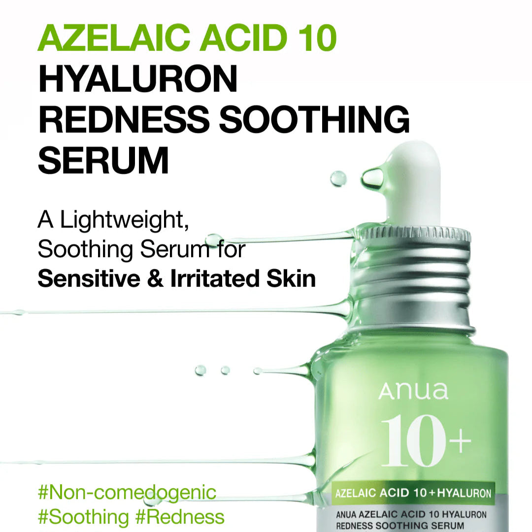 Anua | Azelaic Acid 10 Hyaluron Redness Soothing Serum